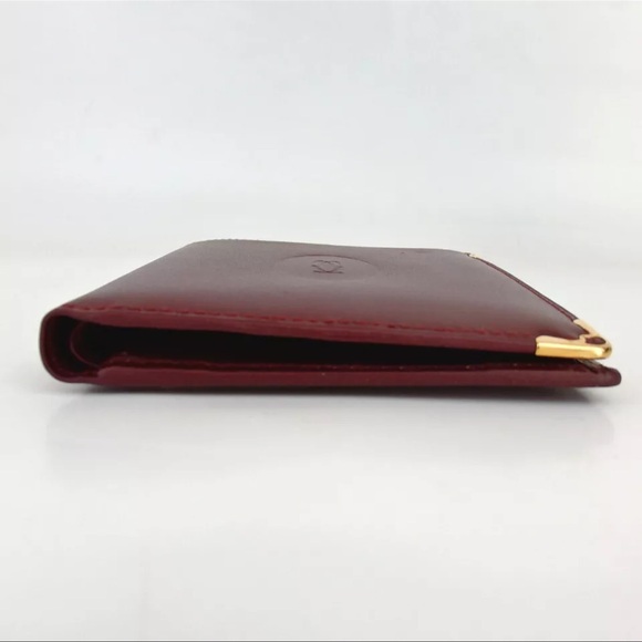 AUTH Must De Cartier Leather Bifold Wallet - Picture 3 of 11